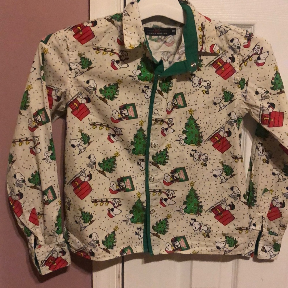 Snoopy Christmas Button Down